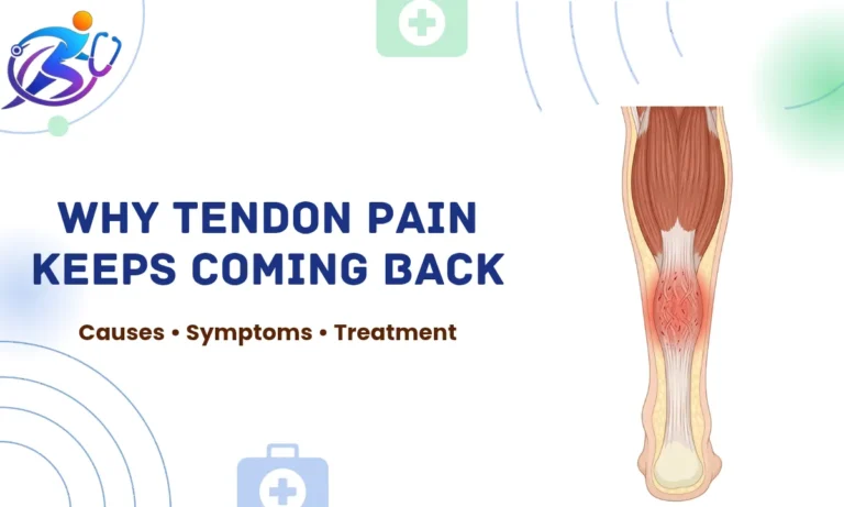 Tendinopathy causing tendon pain in Achilles with symptoms and treatment overview
